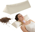 Buckwheat Pillow - Adjustable Buckwheat Neck Pillow(17x6) to Provide Firm Support, Neck Roll Pillow for Side and Back Sleepers, Bolster…