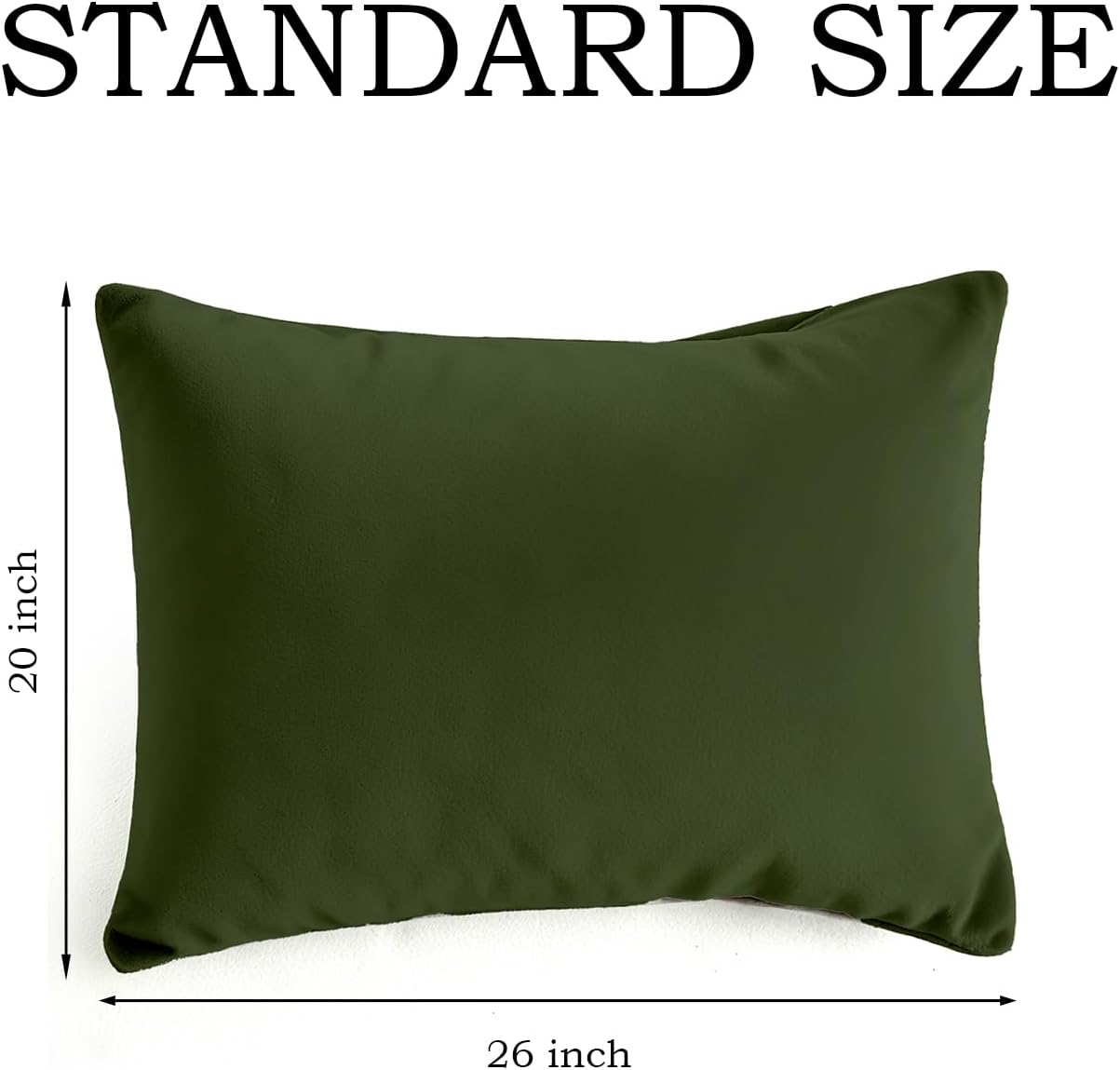 QJFabricCO Q&J Fabric Co.Bedding Pillow Cases Standard Size set of 2 Soft Brushed Microfiber Pillow Cover, Wrinkle-Free, Fade-Resistant, En…