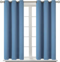 BGment Blackout Curtains for Bedroom - Grommet Thermal Insulated Room Darkening Curtains for Living Room, Set of 2 Panels (38 x 54 Inch, Fa…