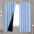 BGment Full Blackout Curtains 72 Inch Length with Thermal Insulation Liner, Double Layer Room Darkening Rod Pocket and Back Tab Window…