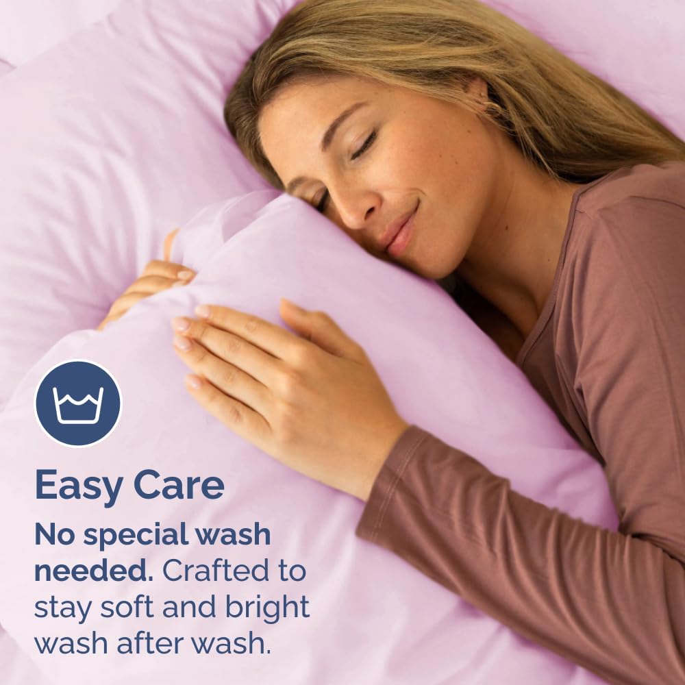 Queen Pillow Cases Set of 4 - Ultra Soft Hotel Quality Pillowcase Covers - Comfy, Cozy & Wrinkle Free - Shrink, Stain & Fade Resistant…
