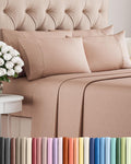 Queen 6 Piece Sheet Set - Comfy, Breathable & Cooling - Hotel Luxury Bedding for Women, Men, Kids, Teens and Children - 1 Flat & 1 Fitted…