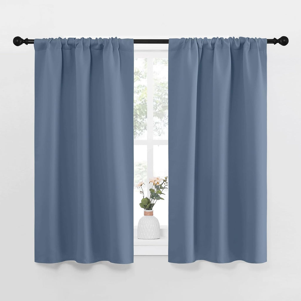 NICETOWN RV Blackout Curtains for Camper Windows, Short Blackout Curtains & Drapes, Thermal Insulated Blackout Curtain Panels for Kids…