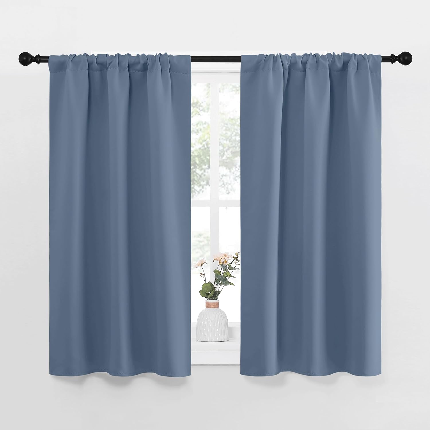 NICETOWN RV Blackout Curtains for Camper Windows, Short Blackout Curtains & Drapes, Thermal Insulated Blackout Curtain Panels for Kids…
