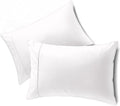 Queensbay Standard Pillow Cases Set of 2, Microfiber Cooling Pillowcases, Soft Breathable Envelope Closure Pillow Covers, Wrinkle Free Easy…