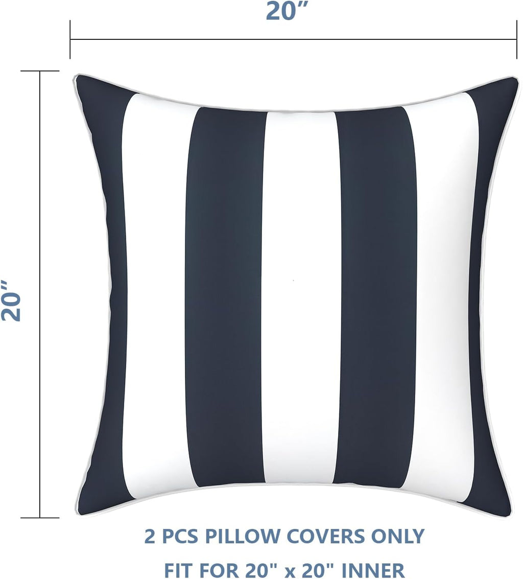 LVTXIII Outdoor Throw Pillow Covers Set of 2, Patio Waterproof Pillow Cases Fade Resistant Accent Pillow Covers for Home and Garden…