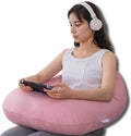 QUEEN ROSE Reading Pillow for Gaming, Lap Desk Pillow for Sitting in Bed or Sofa, Compact Arm Support Pillow for Reading, Playing or…