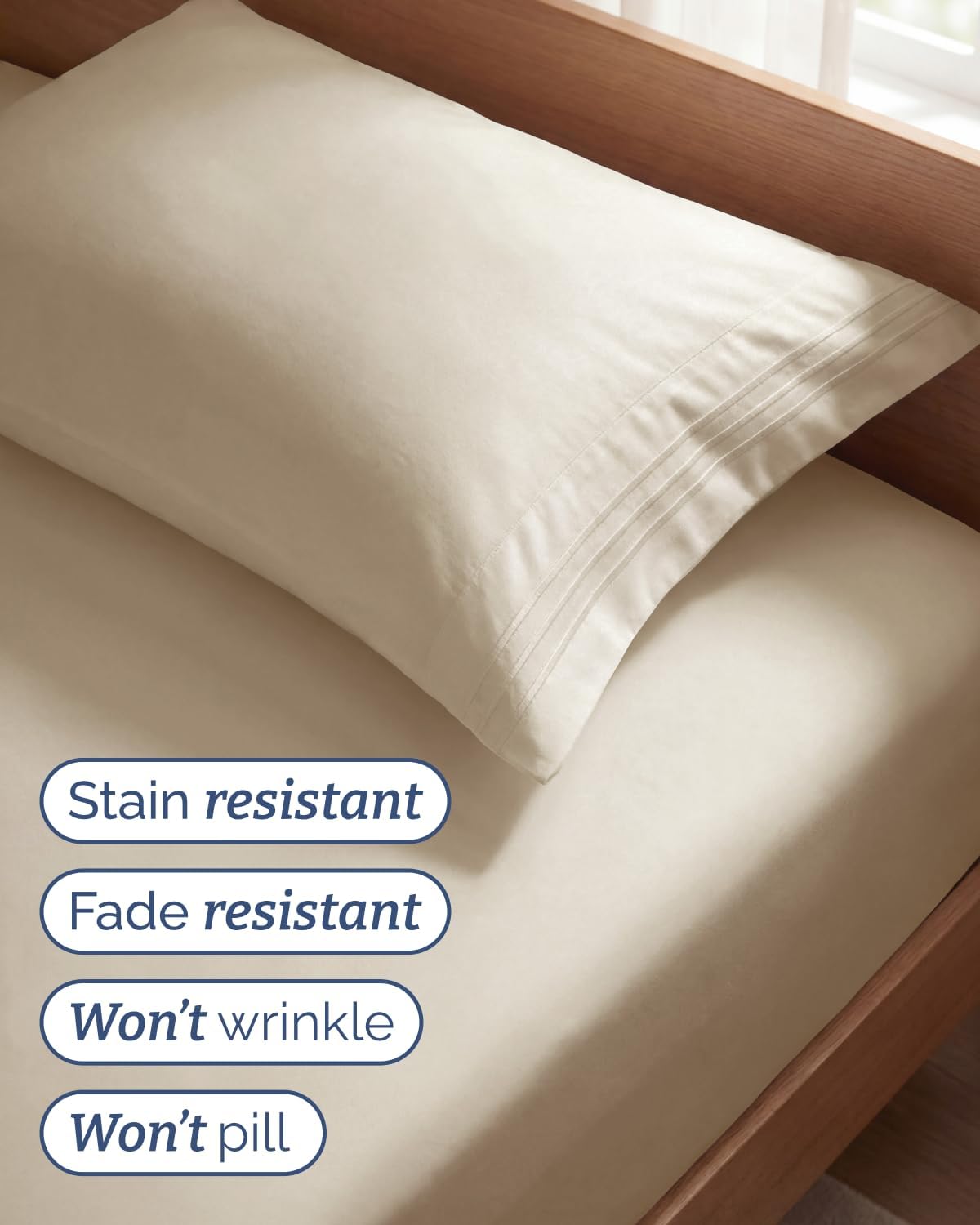 Twin Size 3 Piece Sheet Set - Comfy Breathable & Cooling Sheets - Hotel Luxury Bed Sheets for Women & Men - Deep Pockets, Easy-Fit, Extra…