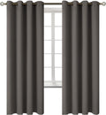BGment Blackout Curtains for Bedroom - Grommet Thermal Insulated Room Darkening Curtains for Living Room, Set of 2 Panels (52 x 72 Inch, Gr…