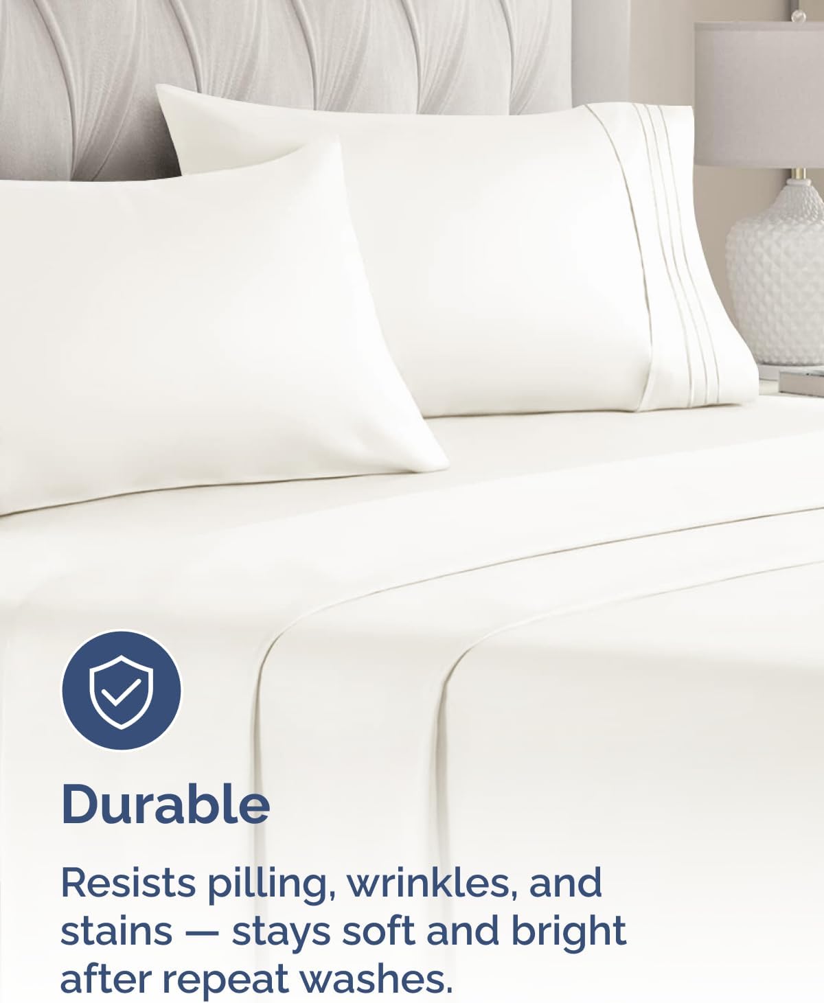 King Standard Pillow Cases Set of 8 - Ultra Soft Hotel Quality Pillowcase Covers - Comfy & Wrinkle Free - Shrink & Fade Resistant…