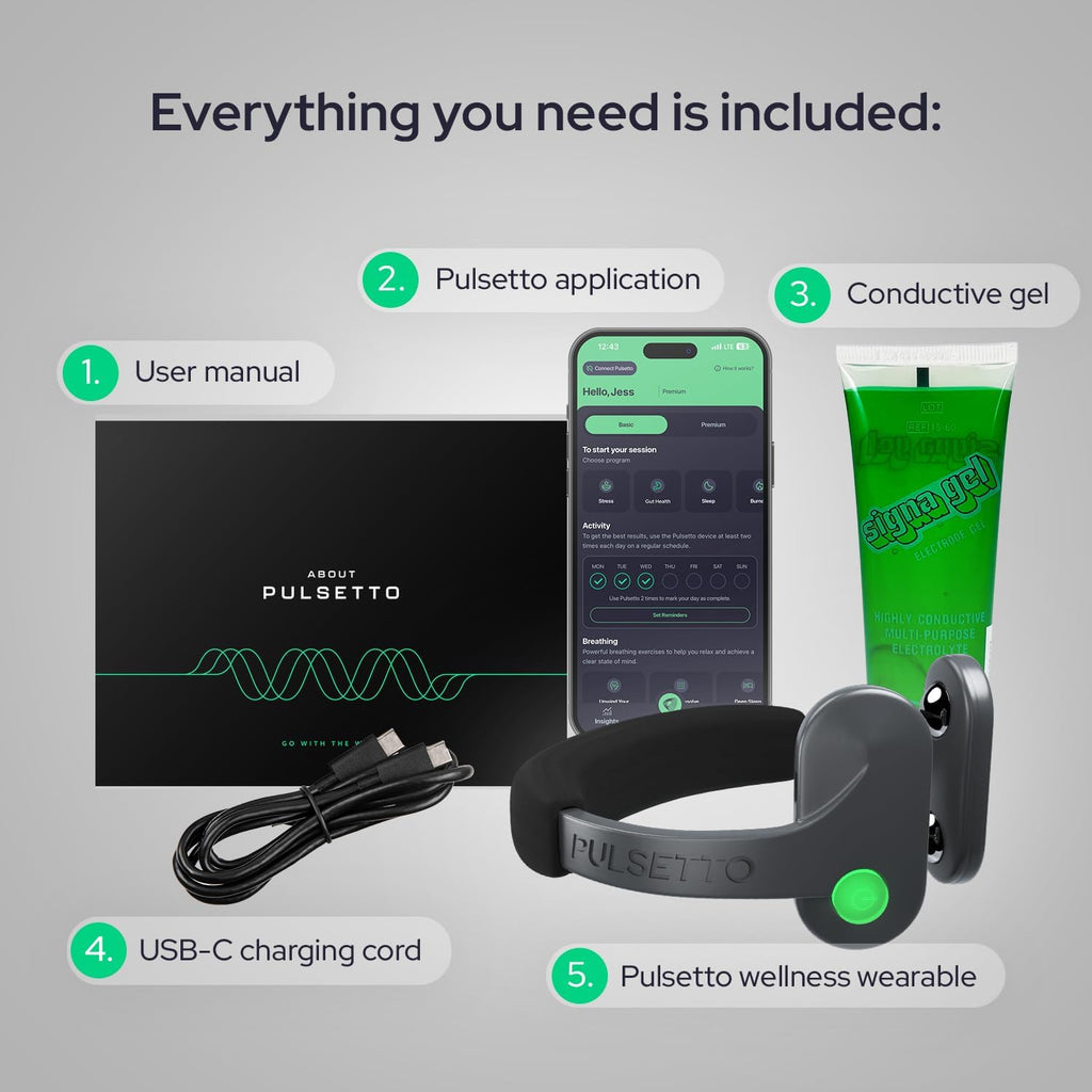 Pulsetto Lite (V1) comfort Wearable – Relaxation & Daily comfort Support Device 2.76 inches