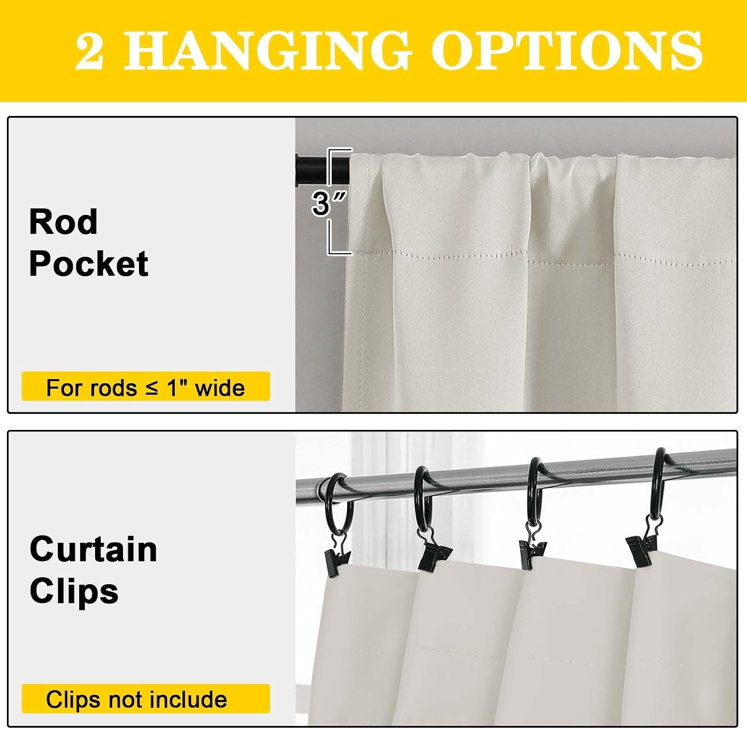 WelvetBLK Natural Curtains for Bedroom Living Room 84 Inches Long 2 Panels Set, Soft Solid Light Filtering Thermal Insulated Curtains, Mode…