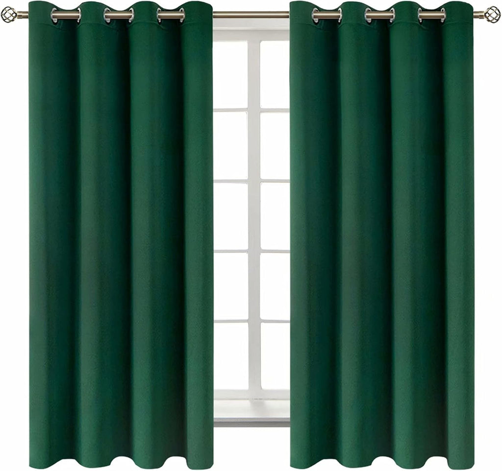 BGment Blackout Curtains - Grommet Thermal Insulated Room Darkening Bedroom and Living Room Curtains, Set of 2 Decorative Curtain Panels (5…