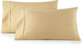 HCCollection HC Collection Queen Pillow Cases Set of 2- Microfiber, Extra Soft Pillowcases - easy maintenance & Machine Washable - Beige…