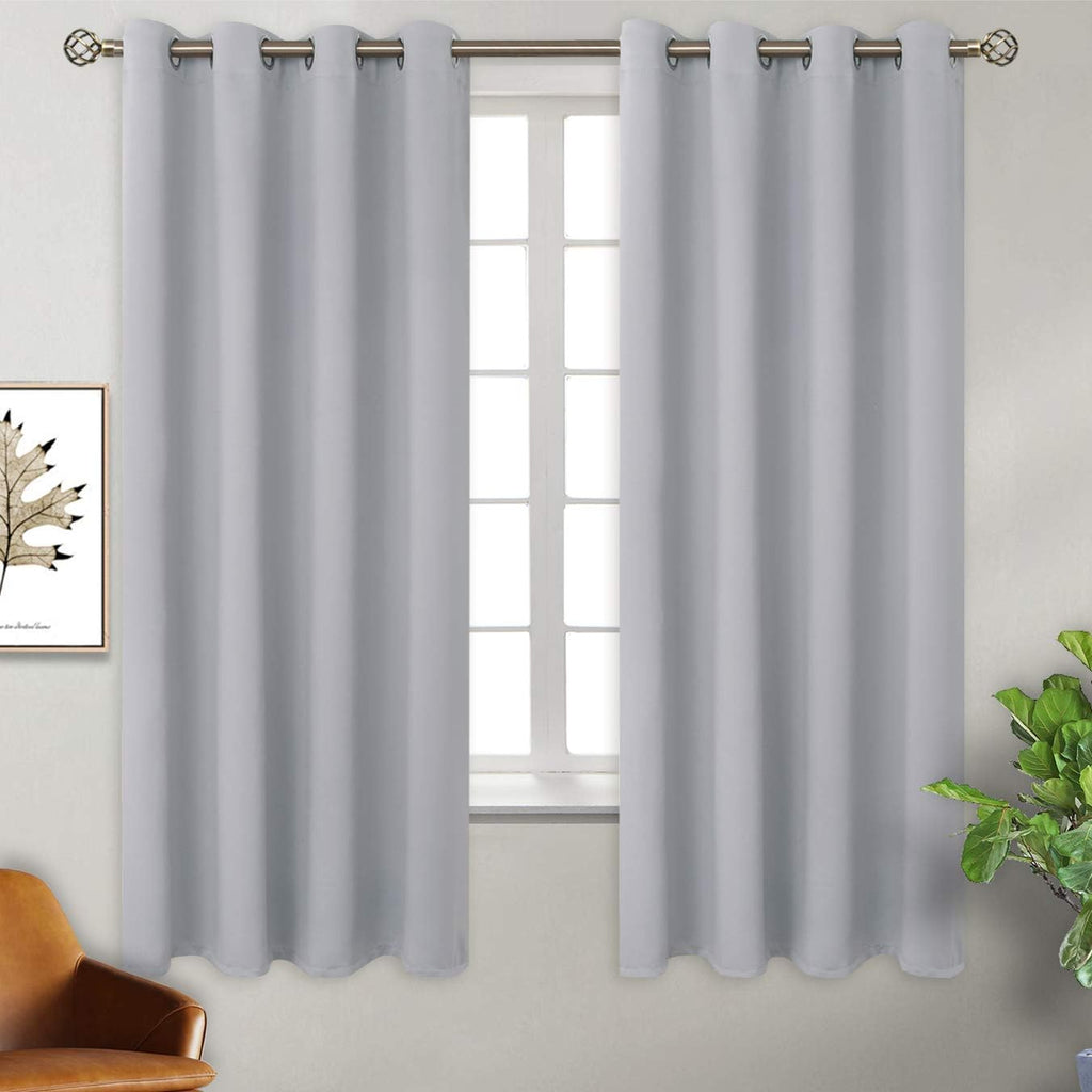 BGment Room Darkening Curtains for Bedroom - Grommet Thermal Insulated Window Treatments Light Blocking Curtains for Living Room, Set of 2…
