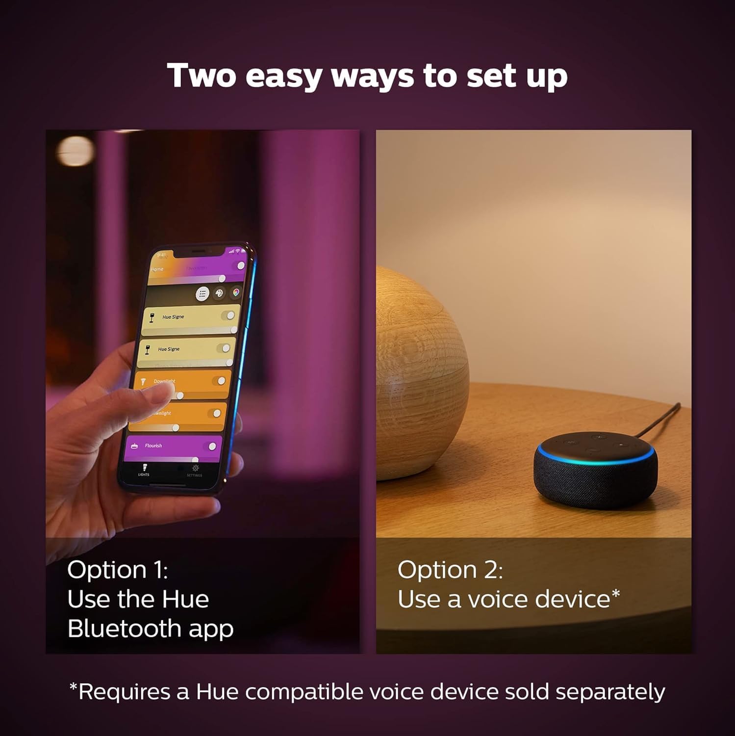 Philips Hue Iris Smart Table Lamp, Gold - White and Color Ambiance LED Color-Changing Light - 1 Pack - Control with Hue App - Compatible…