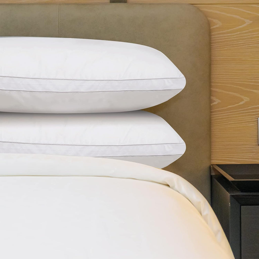 Jicuse Bed Pillows for Sleeping 1 Pack, King Size, Luxury Hotel Collection Pillow, Soft Fluffy and Great Support Down Alternative Filling, Guss…