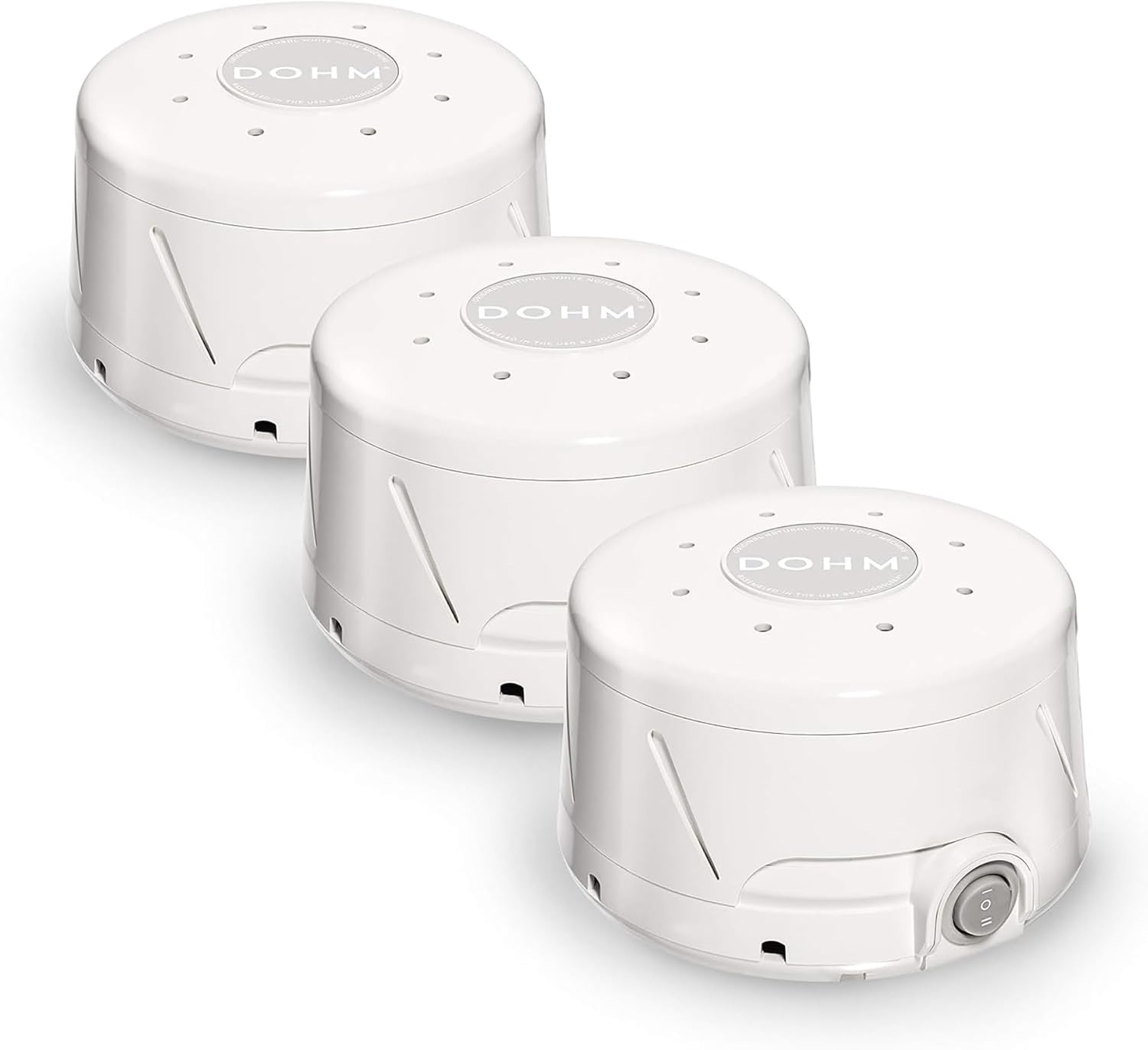 Yogasleep Dohm Classic (3 Pack) The Original White Noise Sound Machine, Soothing Natural Sounds from a Real Fan, Sleep relaxation for…
