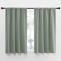 NICETOWN Window Curtains Blackout Drapes - Thermal Insulated Solid Rod Pocket Blackout Curtains/Draperies for Living Room (Sage Green, 1…