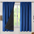 BGment 100% Blackout Curtains for Bedroom 63 Inch Length, Rod Pocket with Thermal Insulated Liner Full Room Darkening Curtains for Living…