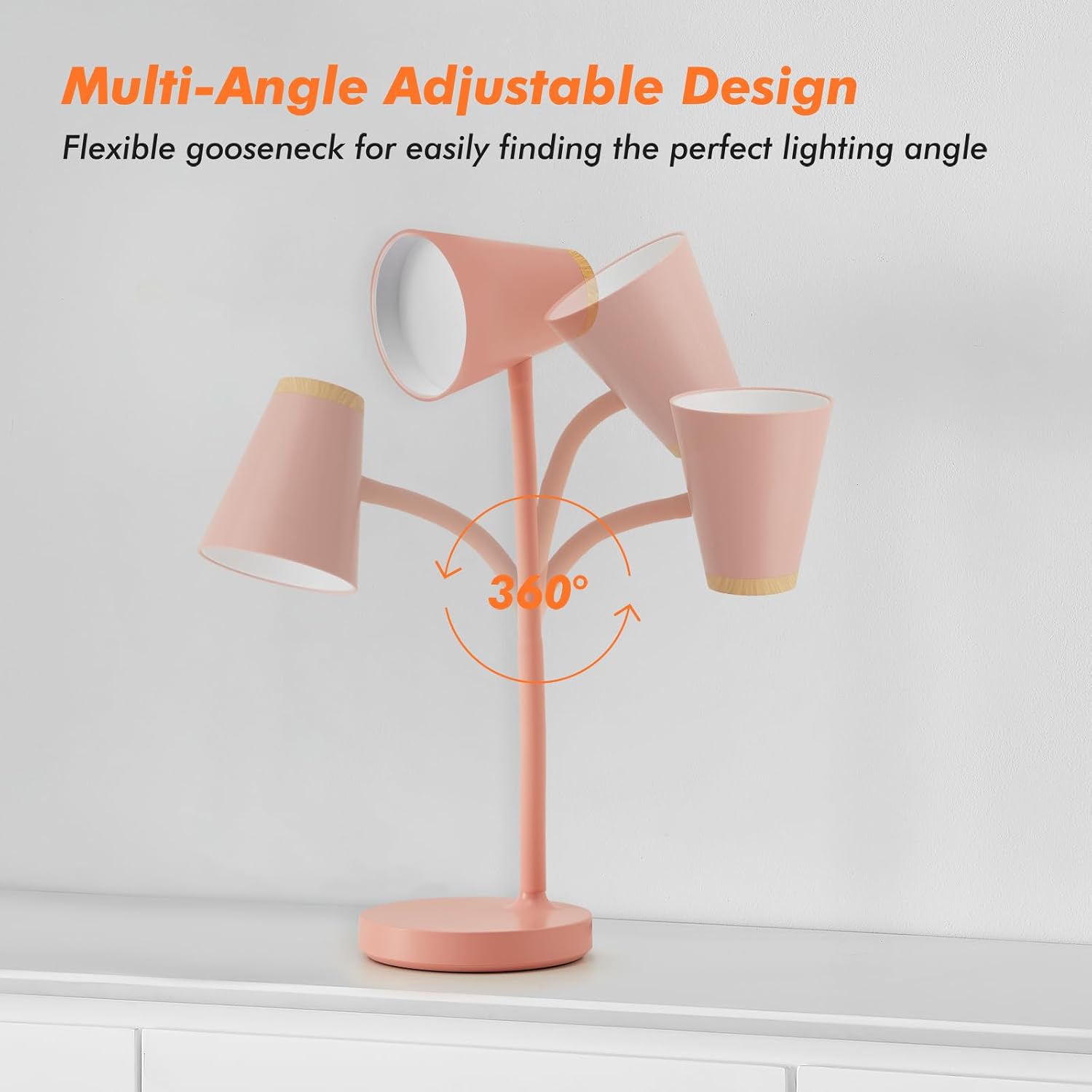WelcometoEJIAXIN EJIAXIN Desk Lamps for Home Office - Small LED Desk Lamp Touch Dimmable Reading Light for College Dorm Room - Adjustable F…