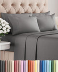 Full 6 Piece Sheet Set - Comfy, Breathable & Cooling - Hotel Luxury Bedding for Women, Men, Kids, Teens & Children - 1 Flat & 1 Fitted…