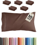 CGKUnlimited Queen Pillow Cases Set of 10 - Ultra Soft Hotel Quality Pillowcase Covers - Comfy & Wrinkle Free - Shrink, Stain and Fade Resi…