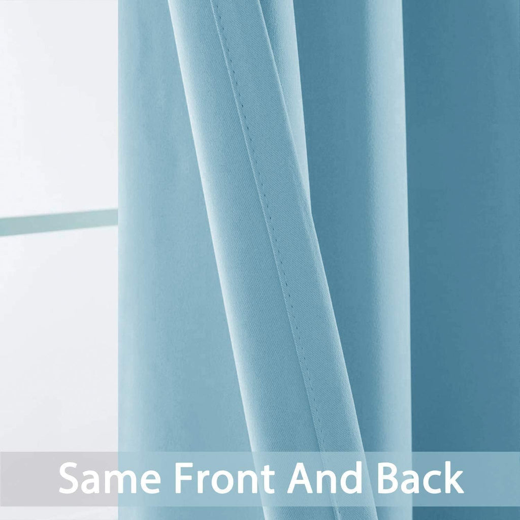 Yakamok Extra Wide Blackout Curtain for Sliding Glass Door, Grommet Thermal Insulated Room Divider Curtain 100W x 84L inch, Room…