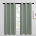 NICETOWN Greyish Green Room Darkening Curtains for Kitchen, Window Treatment Thermal Insulated Solid Grommet Room Darkening…