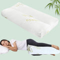 MINUPWELL Knee Pillow for Side Sleepers - 5" Height Between Leg & Under Knee Pillow for Back Sleepers - with 1160G 7D Fiber for Relieving…