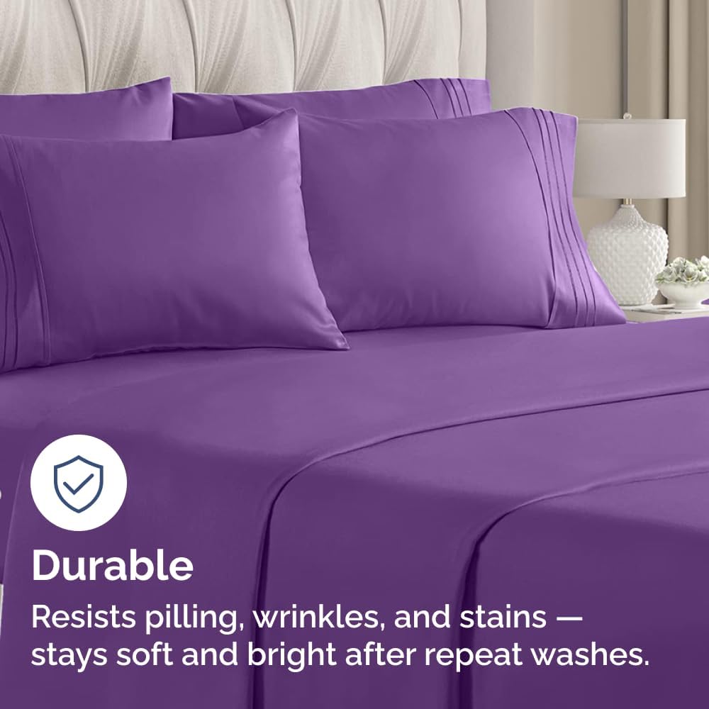 Standard Pillow Cases Set of 6 - Ultra Soft Hotel Quality Pillowcase Covers - Comfy, Cozy & Wrinkle Free - Shrink, Stain and Fade…