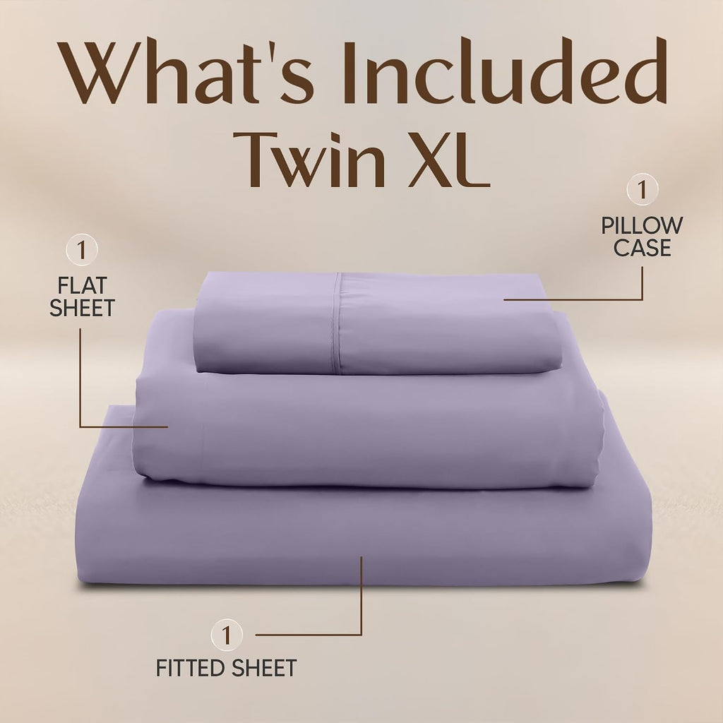 Utopiabedding Utopia Bedding Twin XL Sheet Set – 3 Piece Bed Sheets for Twin XL Size Bed, Soft and Breathable Microfiber, Includes 1 Fitted…
