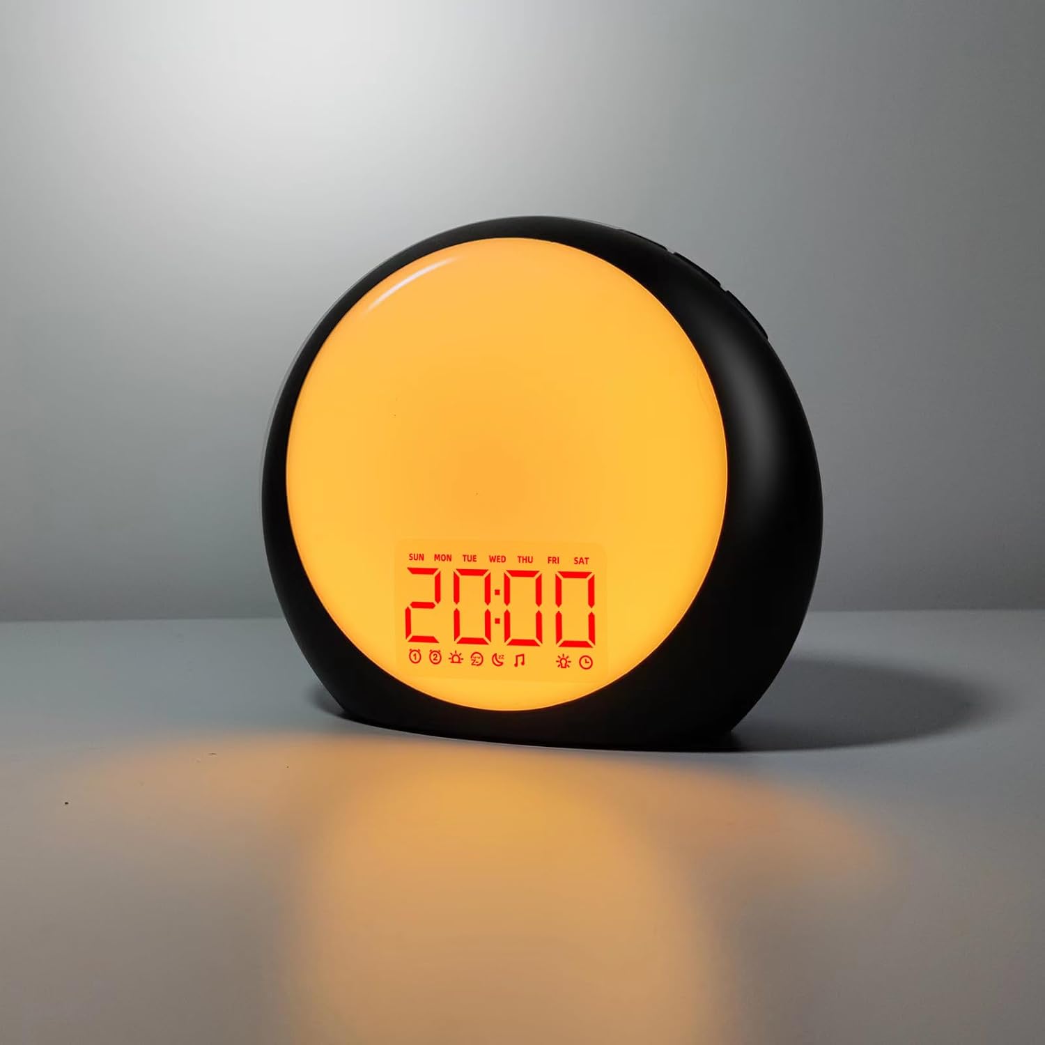 iDealSleep Sunrise Alarm Clock Wake Up Light for Kids Heavy Sleepers Bedroom with Sunrise Sunset Simulation Dual Alarms Snooze Ni…
