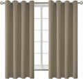BGment Room Darkening Curtains 63 Inches Long - Grommet Thermal Insulated Drapes Window Treatment Curtains for Bedroom, 2 Panels, 52 x 63 I…