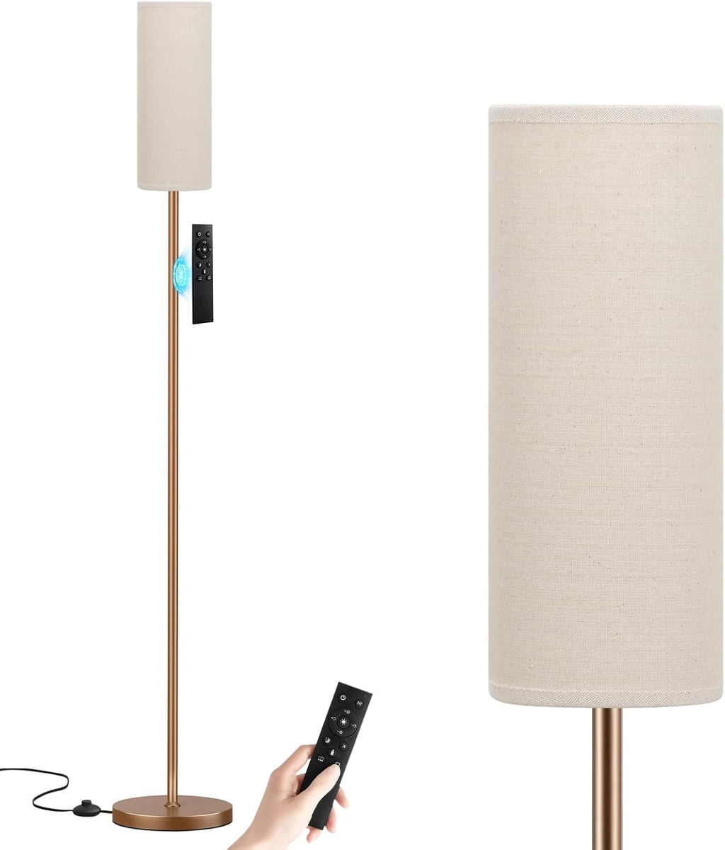 Ambimall 64'' Floor Lamps for Living Room with Remote Control and Stepless Dimmable Colors Temperature & Brightness, 9W Bulb…