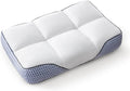 Glaciman Firm Shredded Memory Foam Bed Pillow, Ergonomic Neck and Shoulder Support for Back and Side Sleepers, Machine Washable, Breathable…