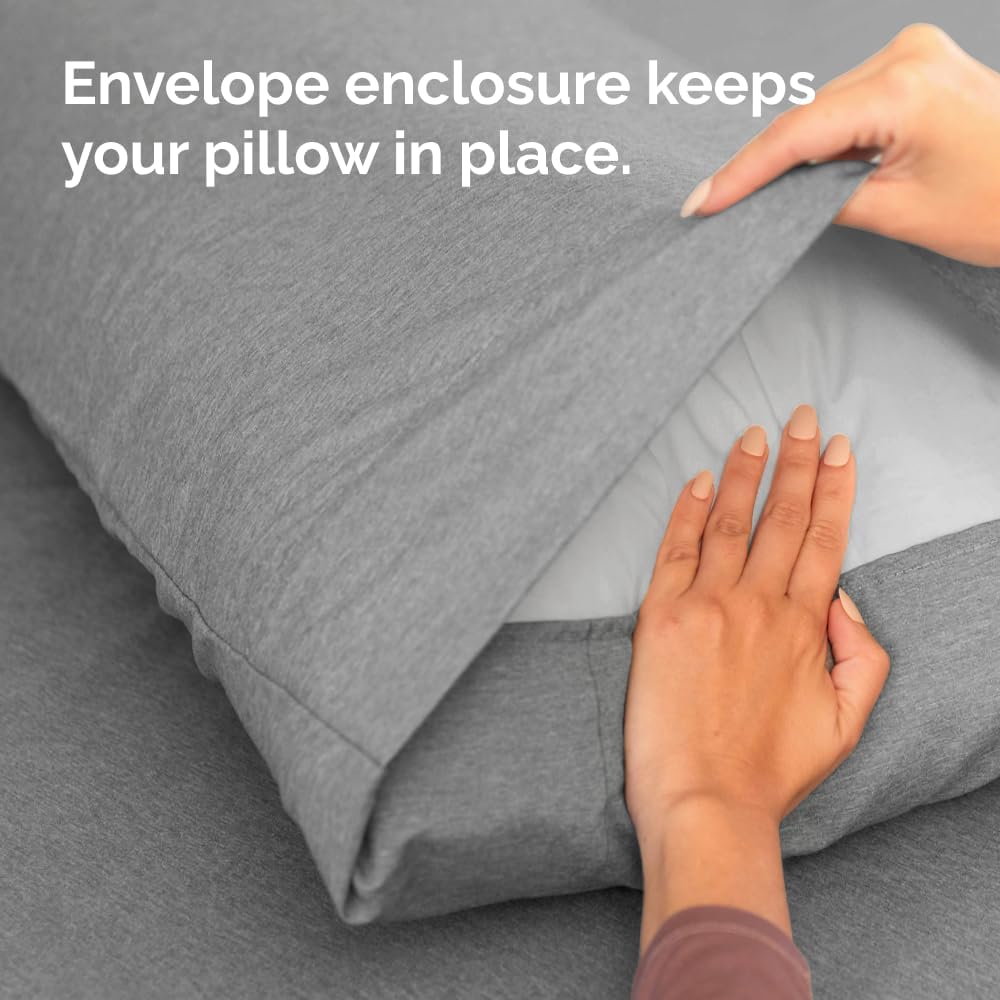 Body Pillowcases Set of 4-20x54 Long Body Pillow Case - Soft Body Pillow Cover for Sleeping & Side Sleepers - Comfy Breathable & Fade…