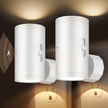 Motion Night Light Plug into Wall, Dim Standby Mode LED Nightlight with Dusk to Dawn Auto On/Off, 2700K Warm White Dimmable 5-150LM, for…