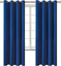 BGment Blackout Curtains for Bedroom - Grommet Thermal Insulated Room Darkening Curtains for Living Room, 52 x 72 Inch, 2 Panels, Royal Blu…