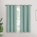 YoungsTex Short Blackout Curtains 45 Inches Long for Kitchen Window - Small Thermal Insulated with Grommet Room Darkening Drapes for Cafe B…