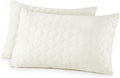 Organic Cotton Pillow Protector - Durable Quilted Pillow Protector Queen Size GOTS & Fairtrade Certified - Thick Hypoallergenic Machine…