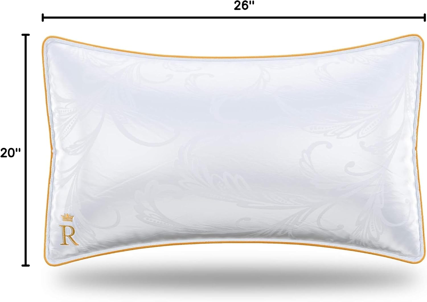 Royaltherapy Royal relaxation Pillows Standard Size Set of 2 (20x26 in), Alternative Goose Down Pillows, Adjustable Standard Pillow, All…