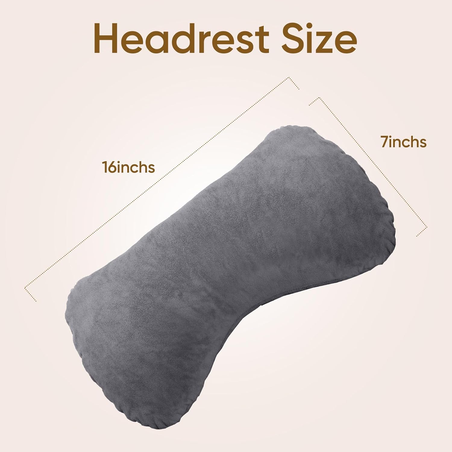 Reading Pillow for Sitting in Bed Adult, Bed Pillow with Shredded Memory Foam, 25''H Pillow with Detachable Neck Roll, Washable Cover…