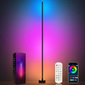 Miortior Corner Floor Lamp - Smart RGB LED Corner Lamp with App and Remote Control, 16 Million Colors & 68+ Scene, Music Sync, Timer…