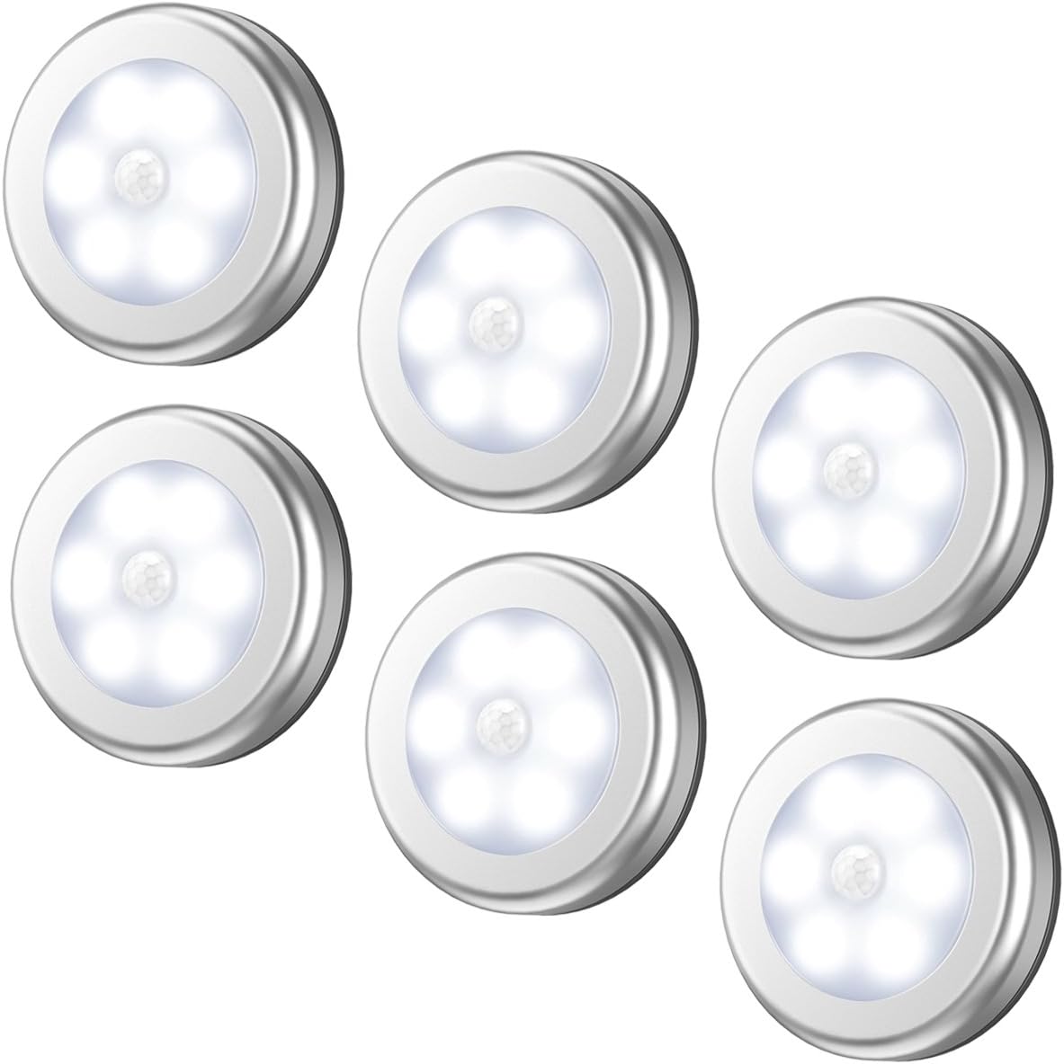 AMIR Upgraded 3.15” Motion Sensor Light, Cordless Battery-Powered LED Night Light, Stick-Anywhere Closet Lights Stair Lights, Safe Lights…