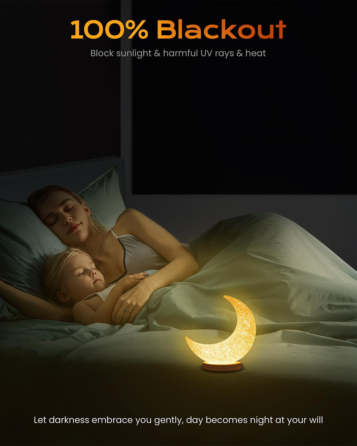 70" W x68 H Portable Blackout Curtains for Bedroom, Easy Install No Drill Black Out Shades&Blinds for Indoor Windows with Upgraded…