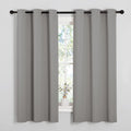 NICETOWN Blackout Curtains 63 inches Long, Thermal Insulated Solid Grommet Top Blackout Curtains/Drapes for Office (Sand Color, 1 Pair…