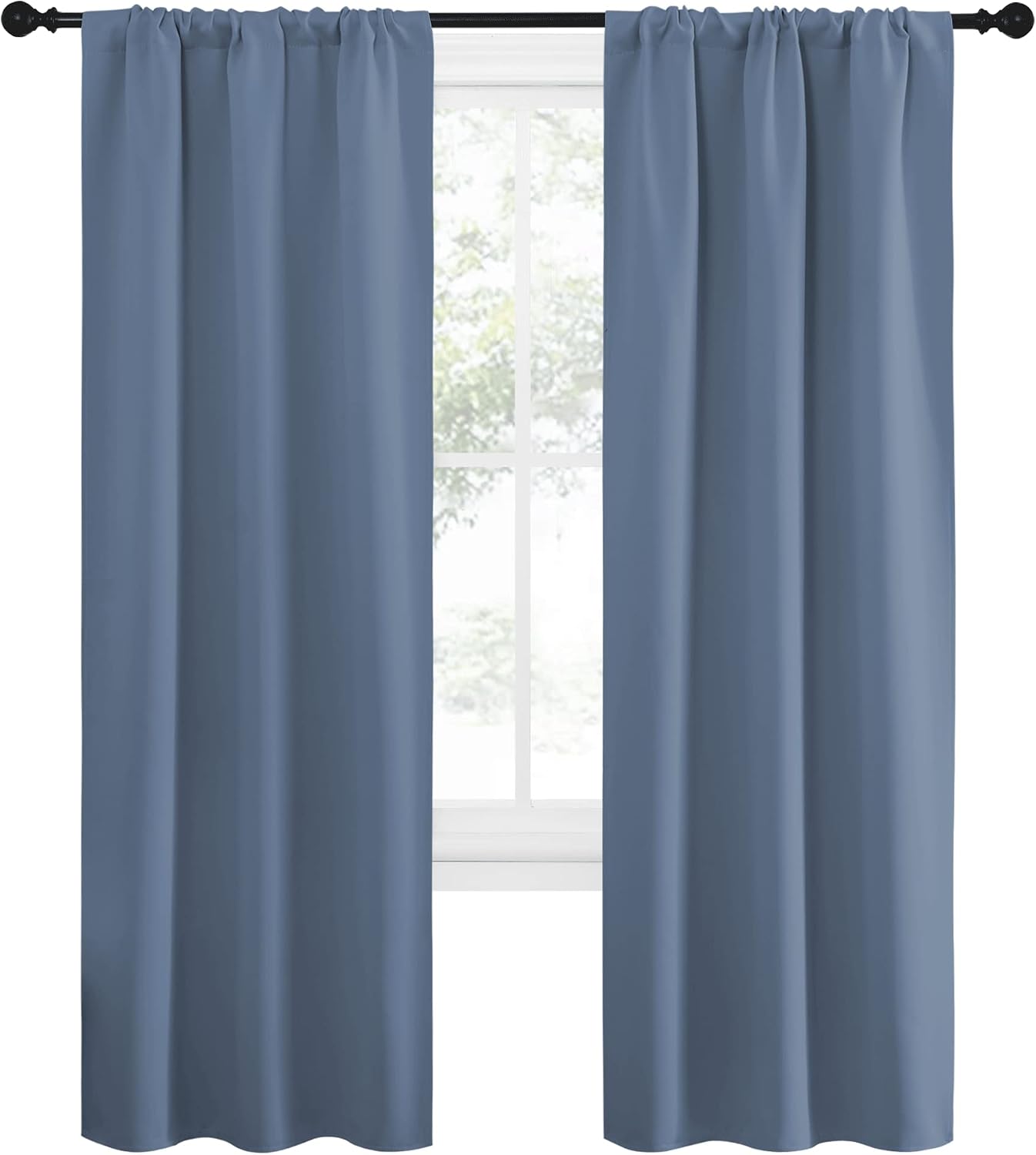 NICETOWN Blackout Curtains for Living Curtains, Home Decoration Solid Thermal Insulated Draperies & Drapes, Blackout Window Curtains for…