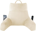 Ipynbap Back Pillow for Bed Sitting up, Reading Pillow for Sitting in Bed Adult, Back Support Pillow, Memory Foam Sit up Lounge Backrest Pi…