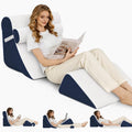LevNubis 4PCS Orthopedic Bed Wedge Pillow Set for Post Surgery &, Adjustable Wedge Pillow for Back, Acid Reflux, Sitting up in Bed, R…